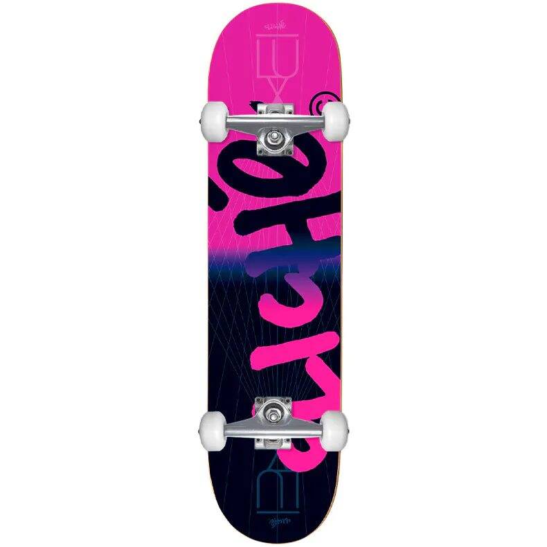 Cliche Lux Handwritten FP Complete Skateboard - Pink 8.125''