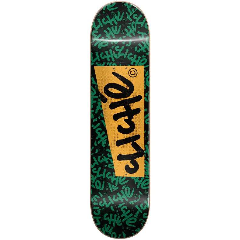 Cliche Paper RHM Skateboard Deck - Black 8''