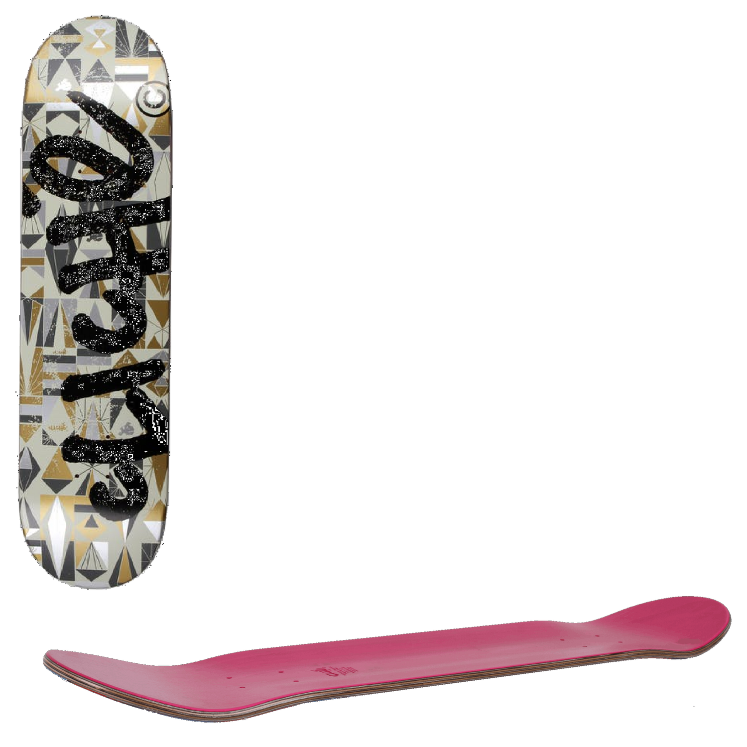 Cliche Diamond Skateboard Deck Olive/Black 8.0''