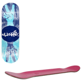 Cliche Peace Skateboard Deck - Aqua/Navy 8.25"