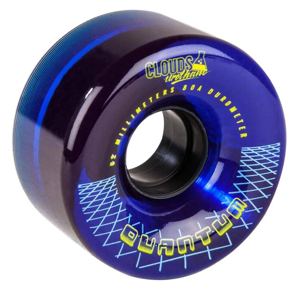 Clouds Quantum Wheels - Clear/Blue (4 Pack)