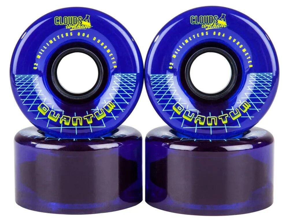 Clouds Quantum Wheels - Clear Blue (4 Pack)