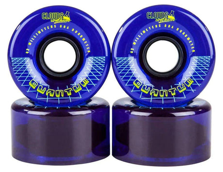 Clouds Quantum Wheels - Clear Blue (4 Pack)