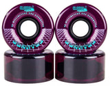 Clouds Quantum Wheels - Clear Purple (4 Pack)