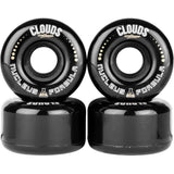 Clouds Urethane Nucleus 62mm Roller Skate Wheels - Black