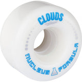 Clouds Urethane Nucleus 62mm Roller Skate Wheels - White