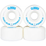 Clouds Urethane Nucleus 62mm Roller Skate Wheels - White