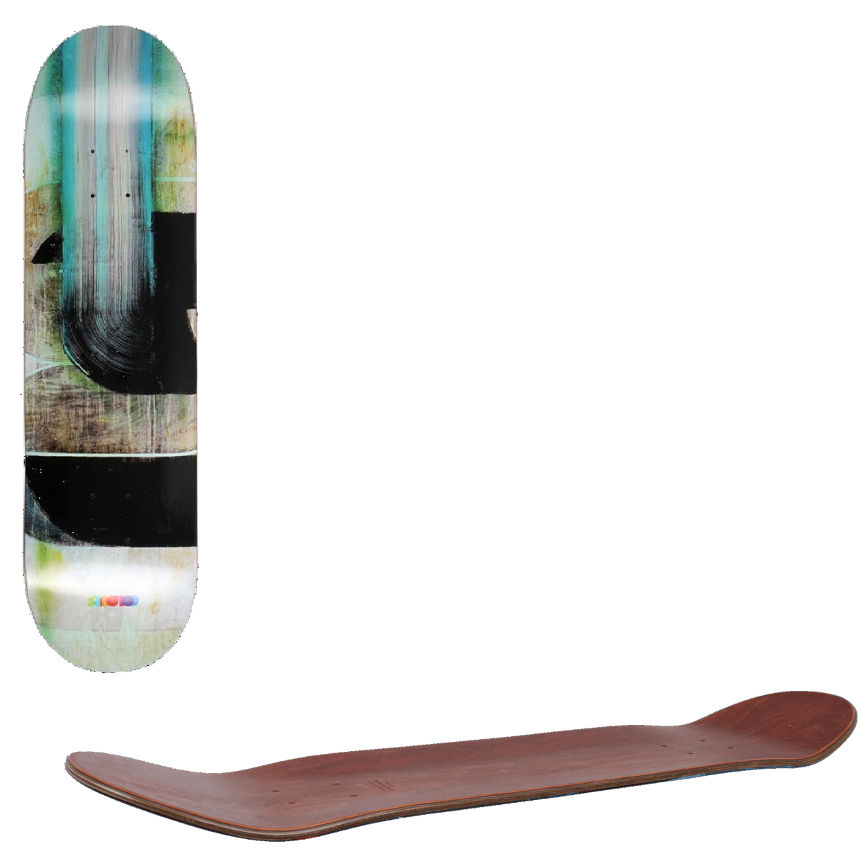 Colours Collectiv Aleksandar Bezinovic Skateboard Deck - Flowing 8''