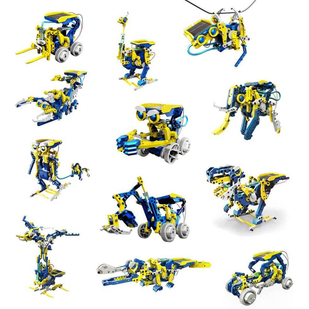 Construct & Create 12 in 1 Solar Hydraulic Construction Kit