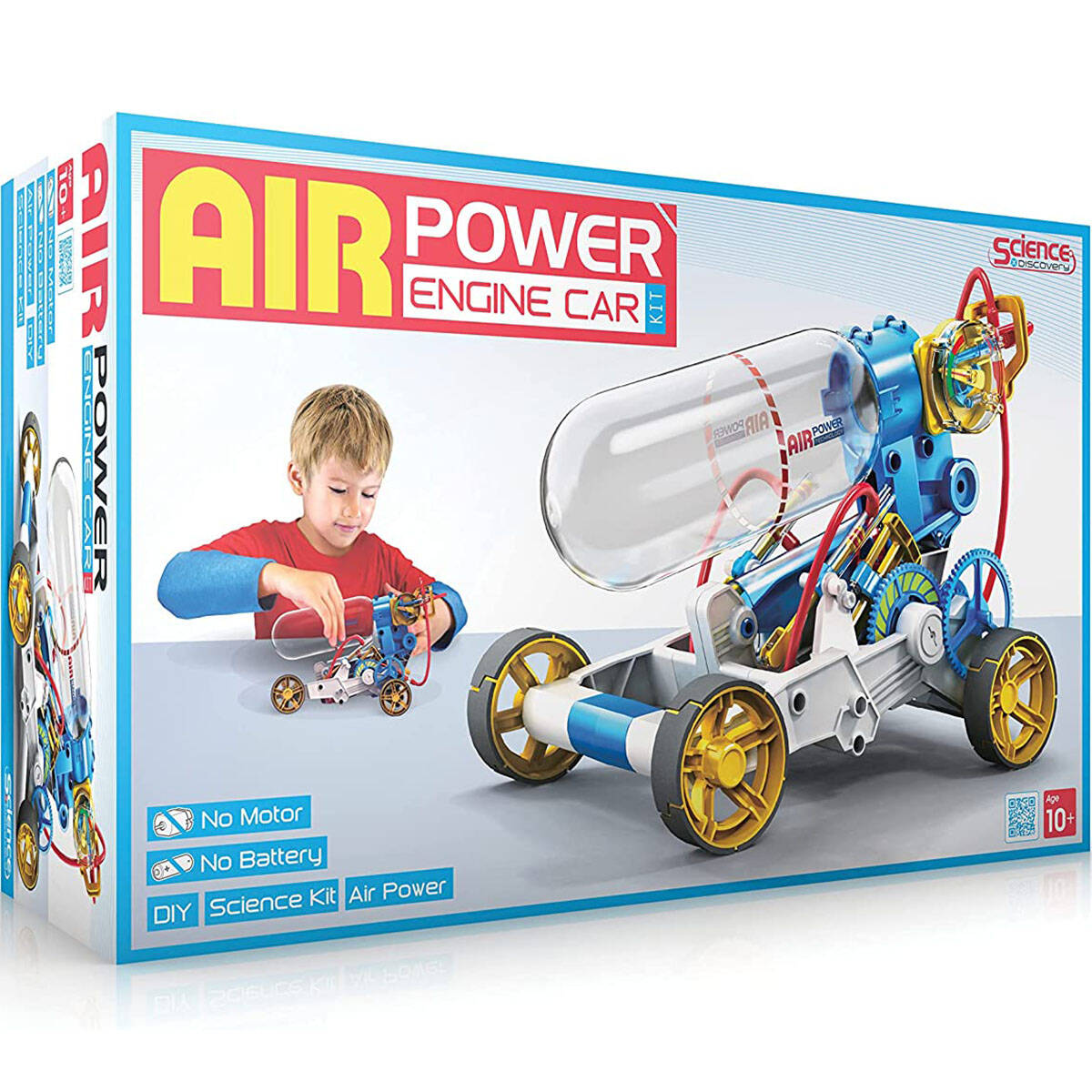 Construct & Create Air Power Engine Car Kit