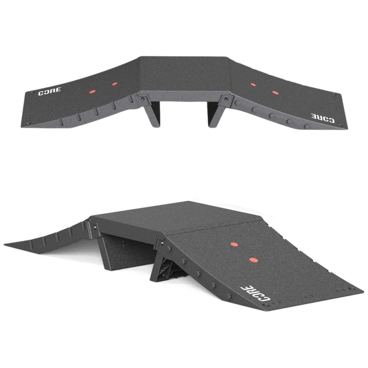 CORE Skate Ramp - Mini Funbox Set (2 Kickers & Flat Deck)
