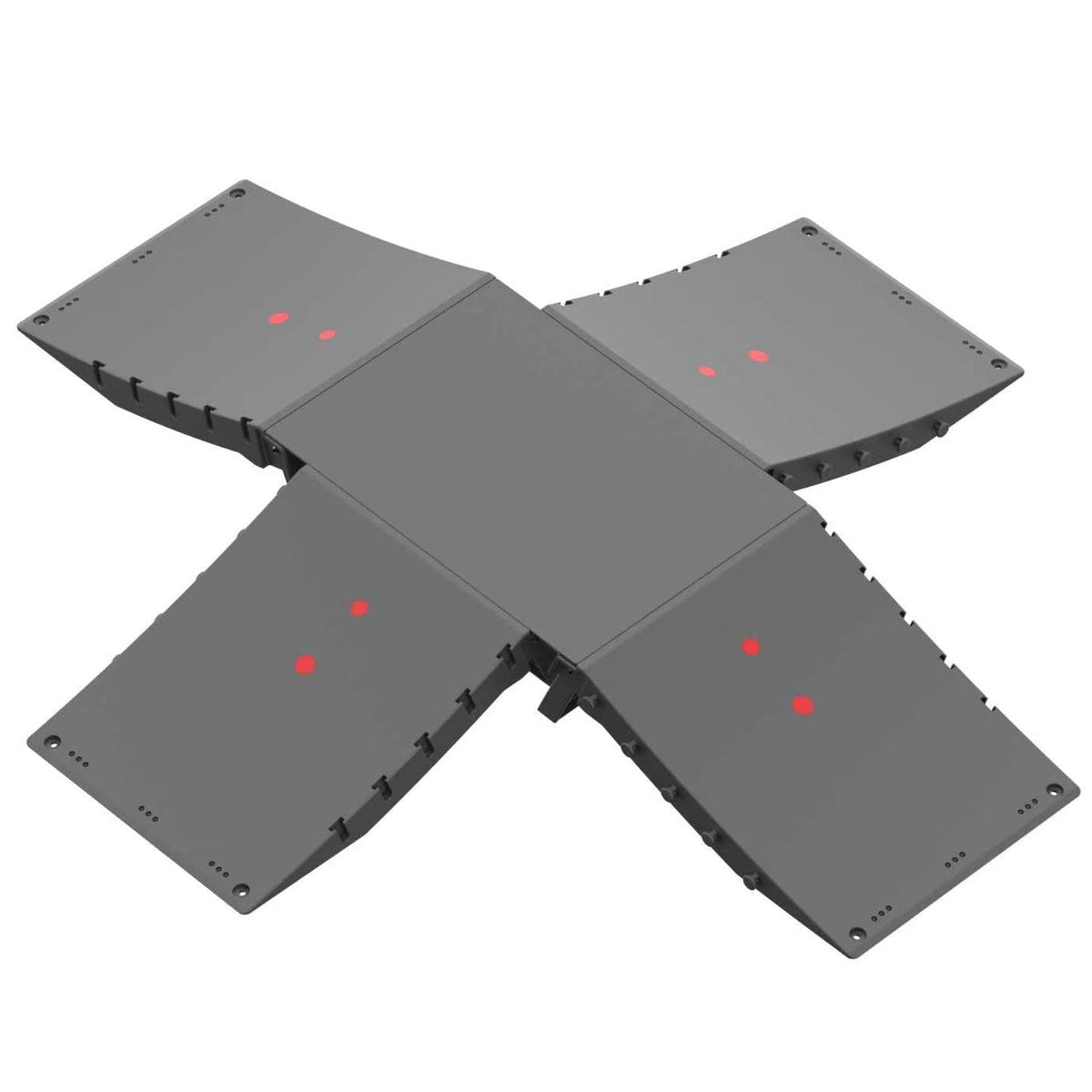 CORE Skate Ramp - Four Way Funbox Set (4 Kickers & Four Way Connector)