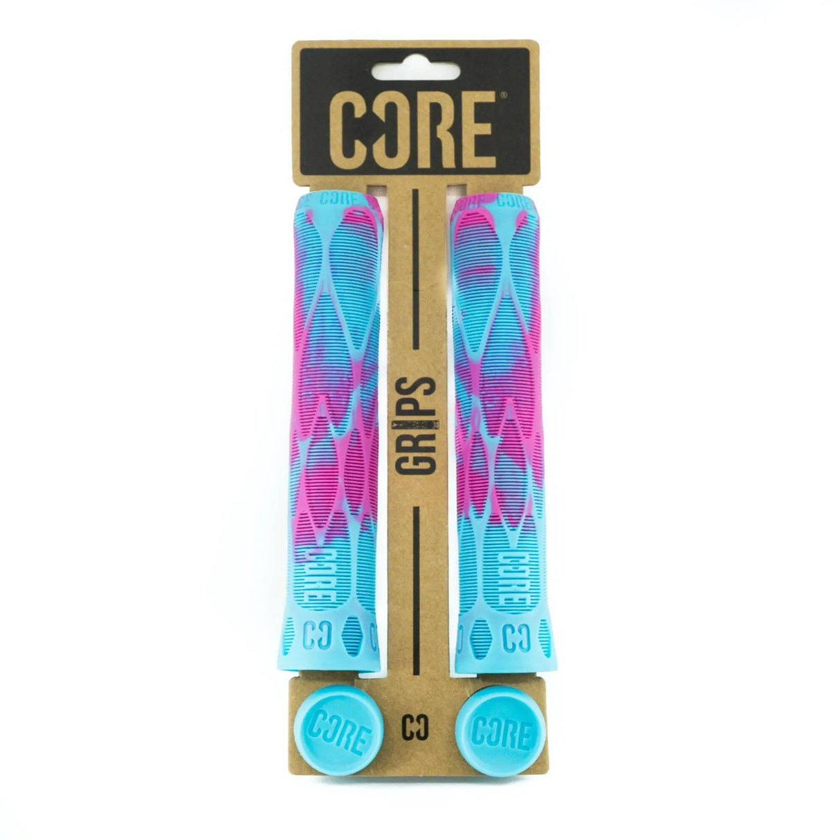 CORE Pro 170mm Scooter Grips - Refresher (Teal/Pink)