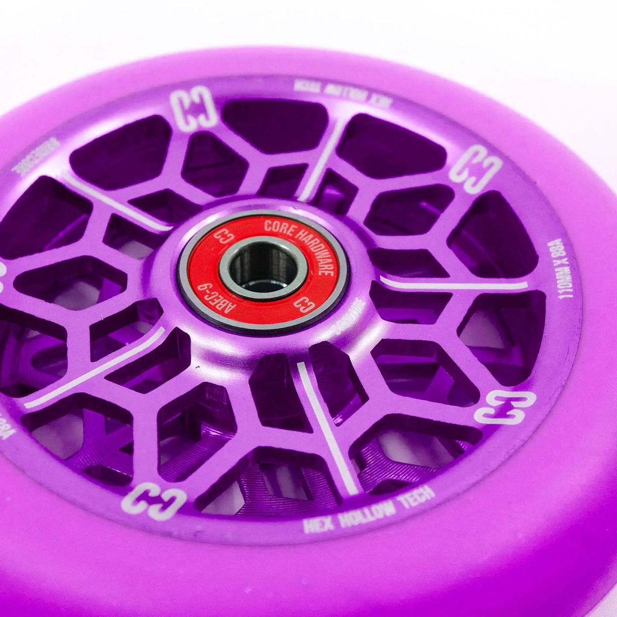 CORE Hex 110mm Scooter Wheel - Purple