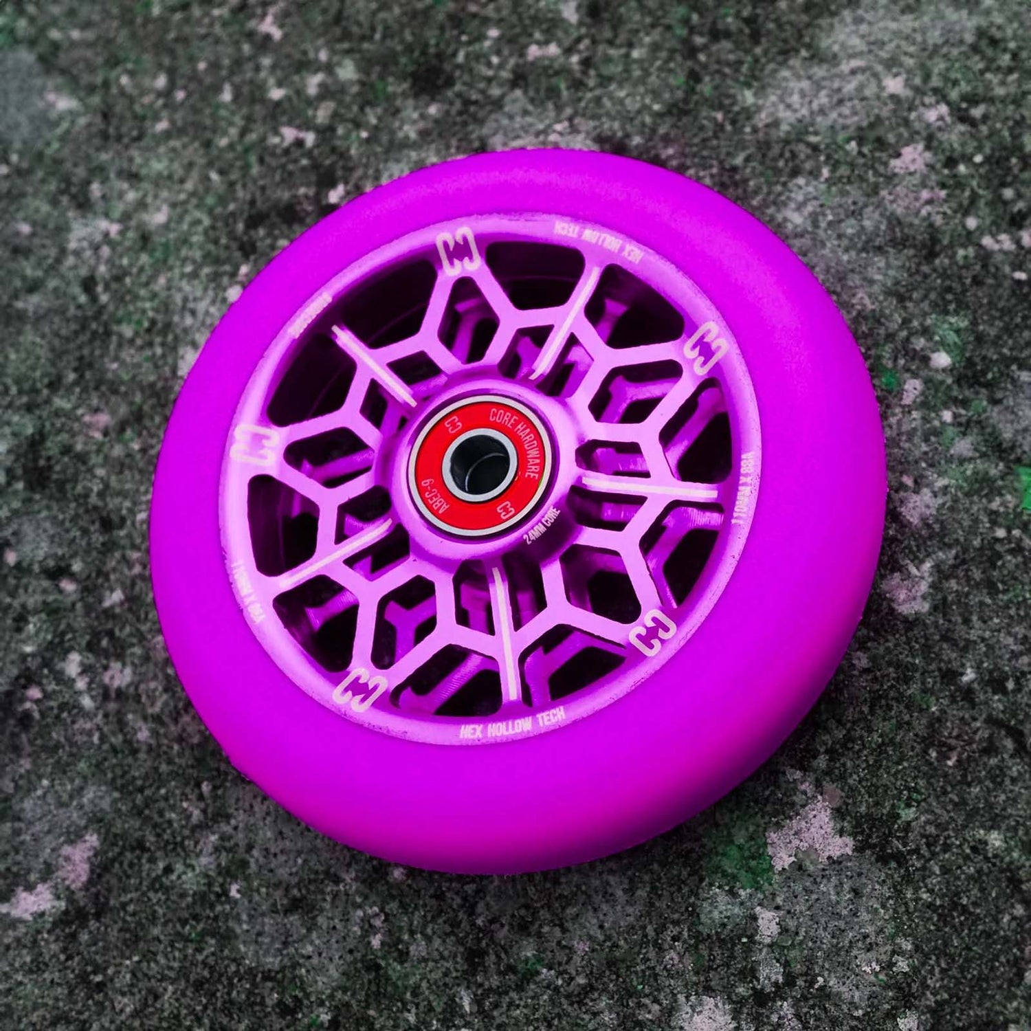 CORE Hex 110mm Scooter Wheel - Purple