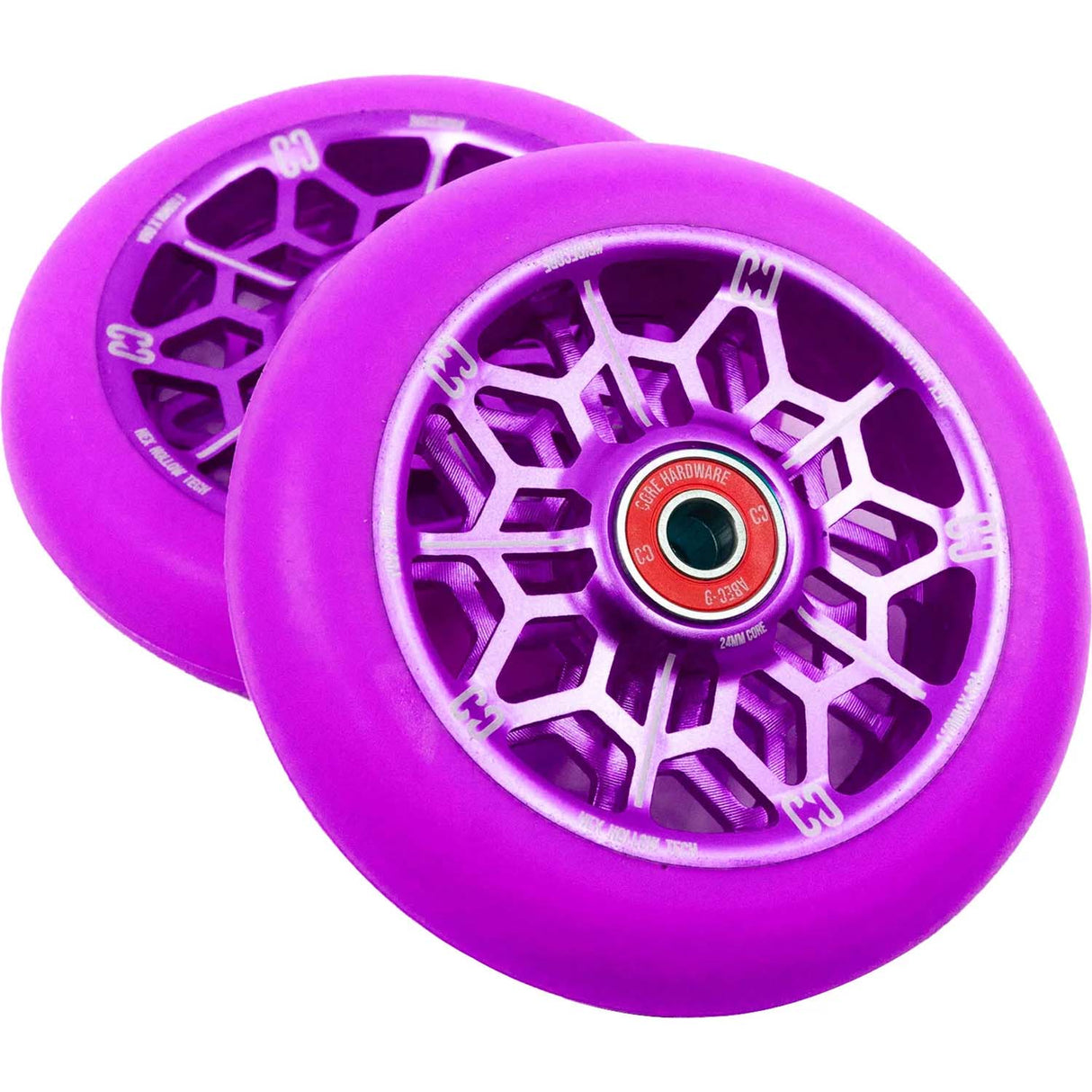 CORE Hex 110mm Scooter Wheel - Purple