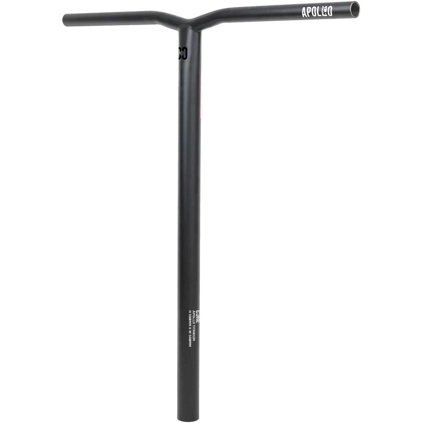 CORE Apollo Titanium HIC/SCS Scooter Handle Bars - Black 580mm