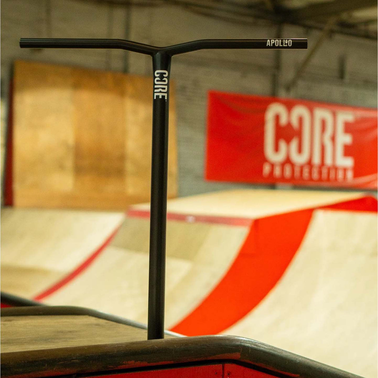 CORE Apollo Titanium HIC/SCS Scooter Handle Bars - Black 580mm
