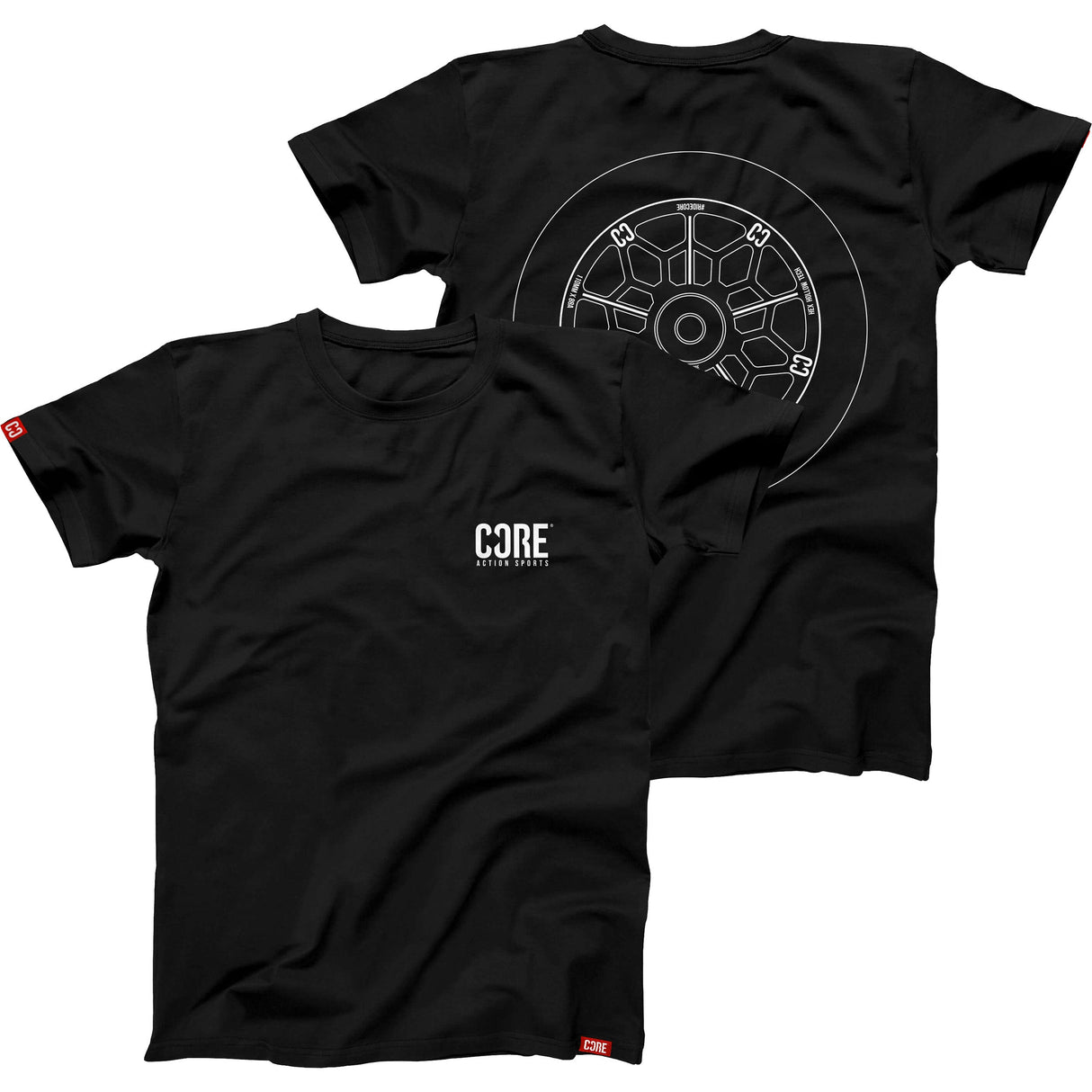 CORE Hex Wheel Pro T Shirt - Black