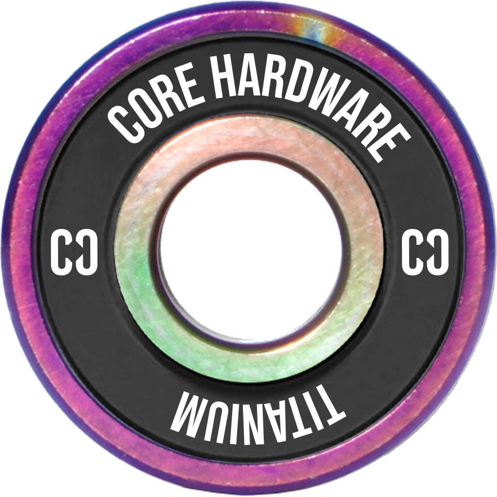 CORE Titanium 8 Pack Skate Bearings - Neochrome