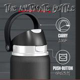 CORE Insulated Dual Spout 750ml Water Bottle - Black