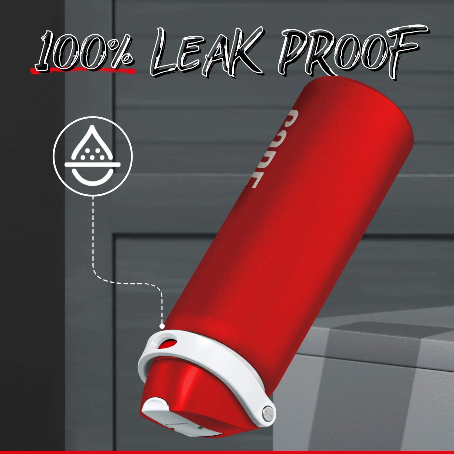 CORE Insulated Dual Spout 750ml Water Bottle - Red
