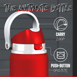 CORE Insulated Dual Spout 750ml Water Bottle - Red