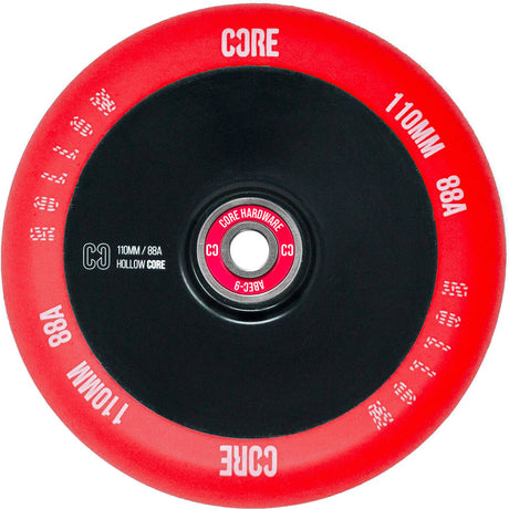 CORE Hollow V2 Scooter Wheel 110mm - Red/Black