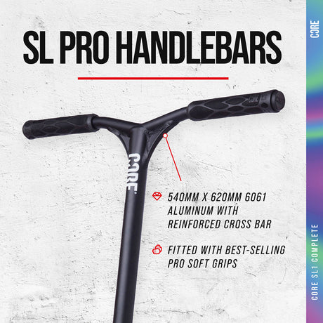CORE SL1 (Super Light) Stunt Scooter - Neochrome/Black
