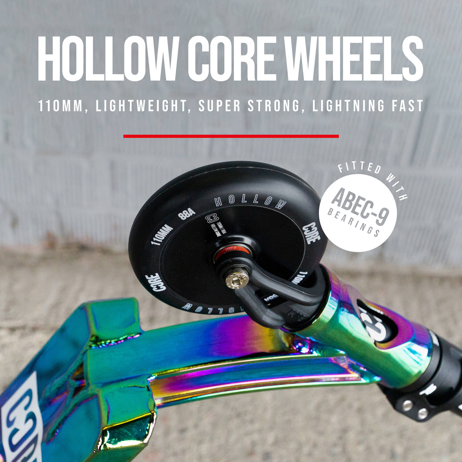 CORE SL1 (Super Light) Stunt Scooter - Neochrome/Black