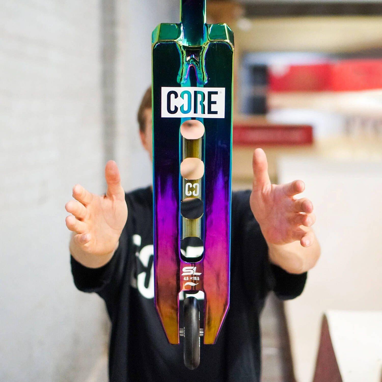 CORE SL1 (Super Light) Stunt Scooter - Neochrome/Black
