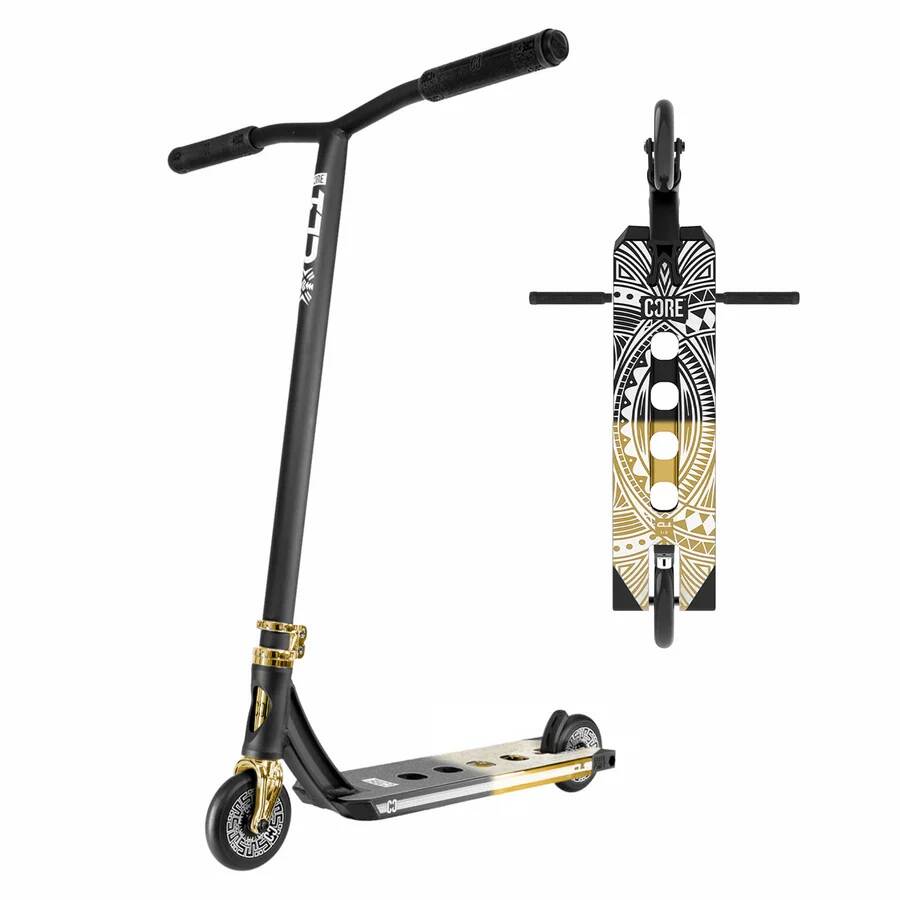 CORE CL1 Stunt Scooter - Black/Gold Split LE