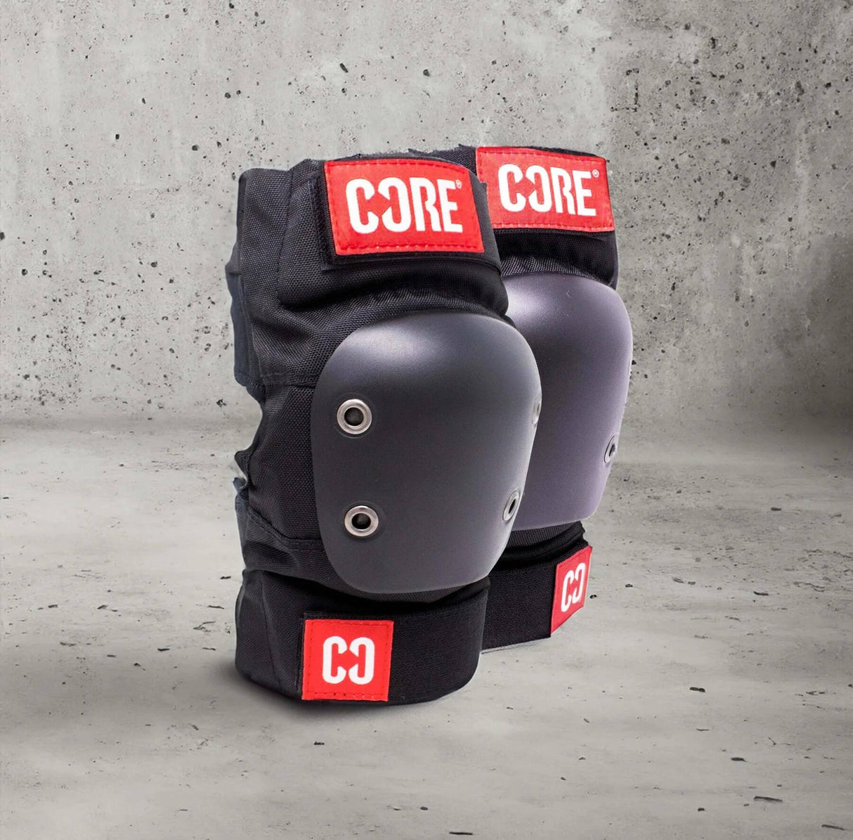 CORE Combo Street Pro Pad Set - Black/Red
