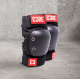 CORE Combo Street Pro Pad Set - Black/Red