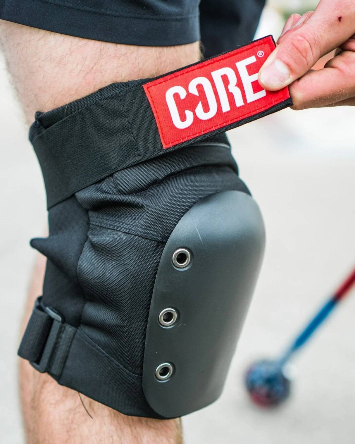 CORE Combo Street Pro Pad Set - Black/Red