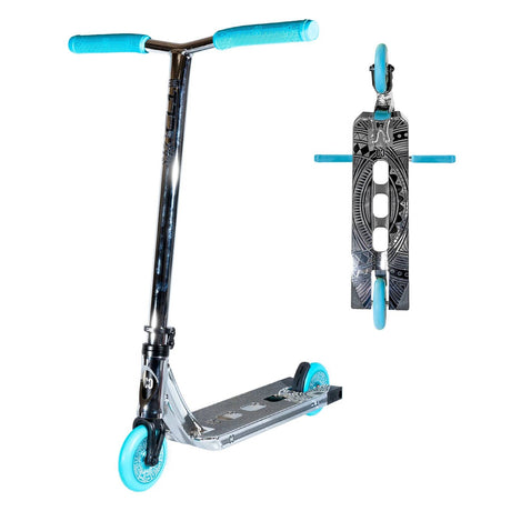 CORE Mini CL1 Stunt Scooter - Chrome/Teal LE