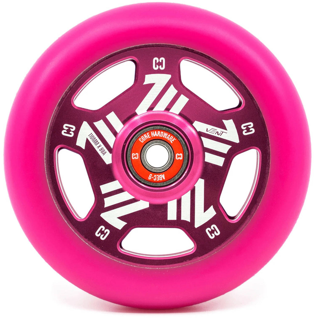CORE Vent Hollow Scooter Wheel 110mm - Pink