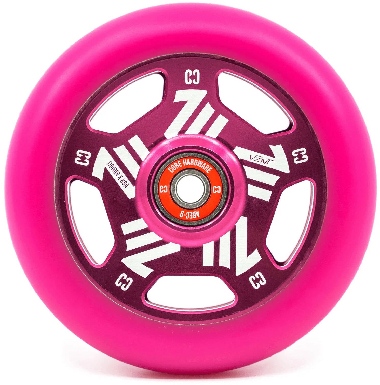 CORE Vent Hollow Scooter Wheel 110mm - Pink