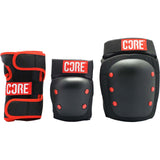 CORE Protection Skate Triple Pad Set - Black