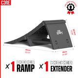 CORE Skate Ramp - XL Kicker Ramp Set (Mini Kicker & XL Extender)