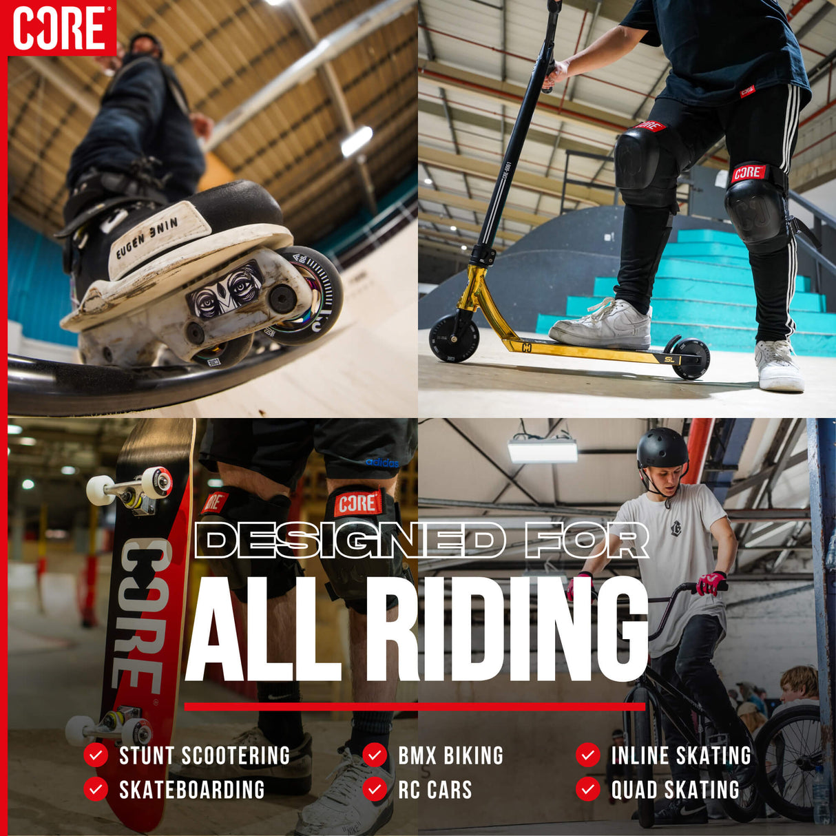 CORE Skate Ramp - XL Kicker Ramp Set (Mini Kicker & XL Extender)