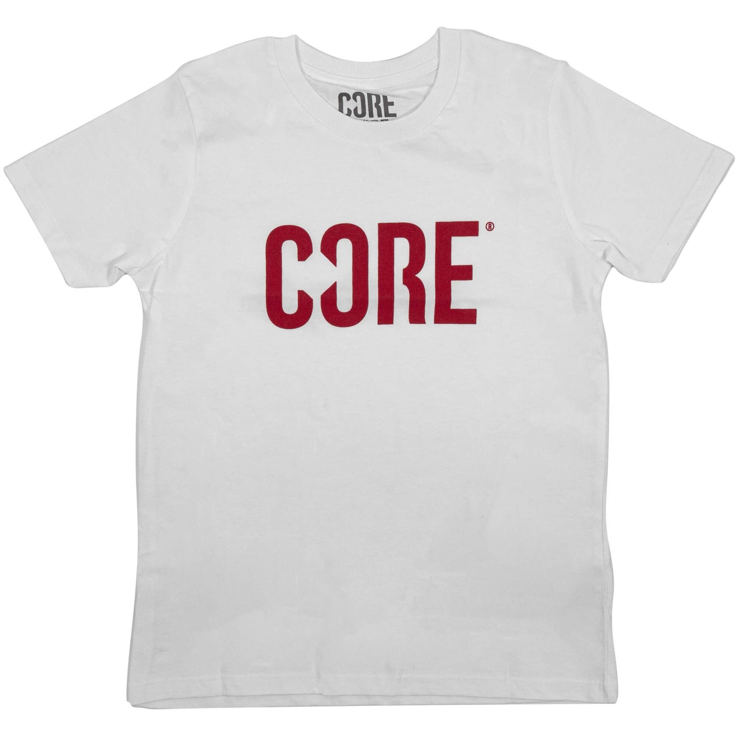 CORE Creator Kids T Shirt - White/Red