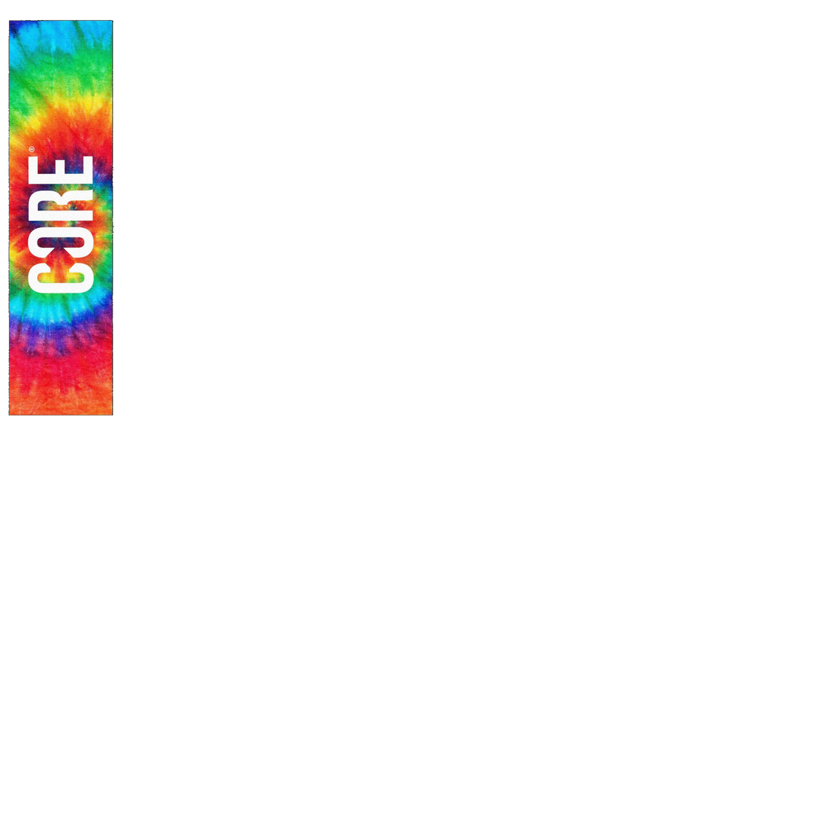 CORE Classic Scooter Grip Tape - Tie Dye 22.5" x 5.5"