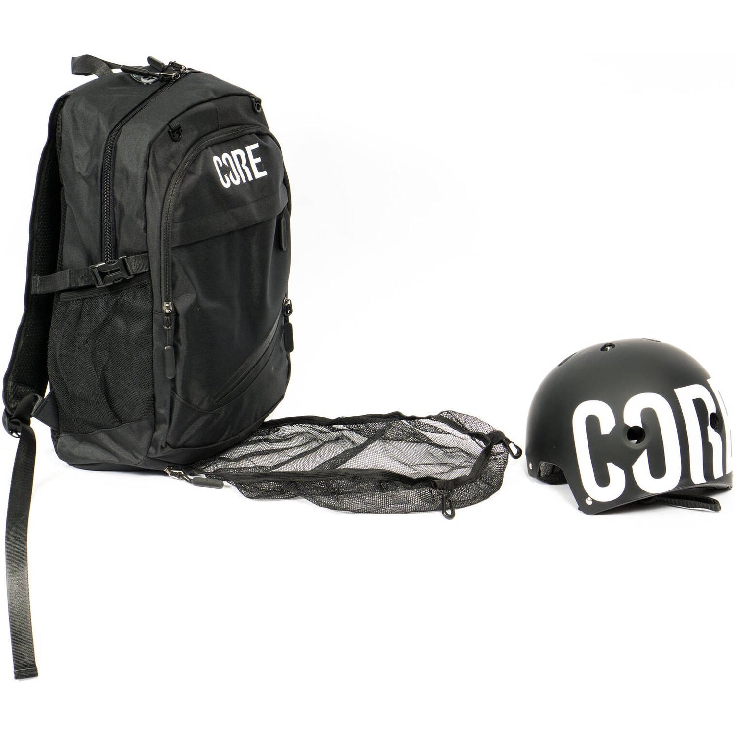 CORE Helmet Backpack - Black 25L
