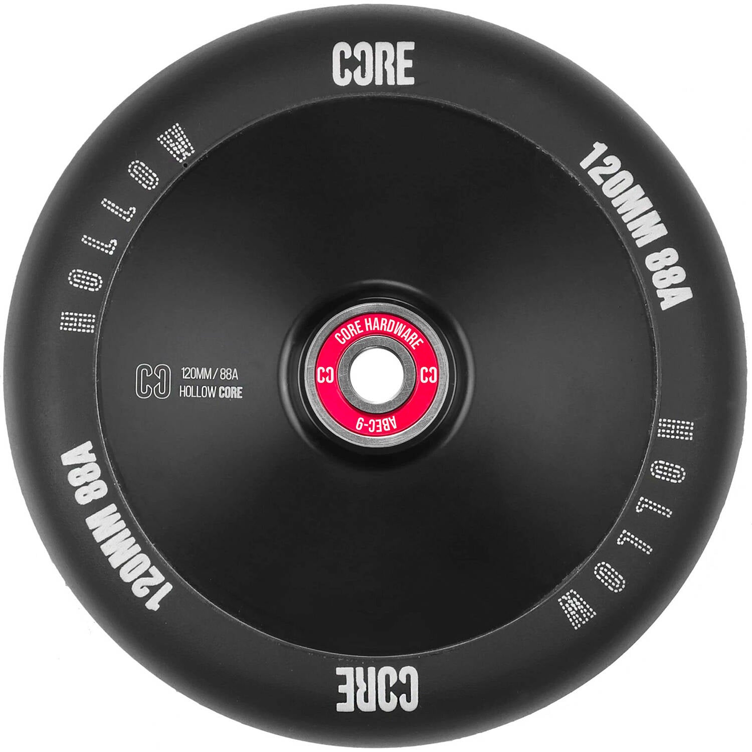 CORE Hollow Scooter Wheel - Black/Black 120mm
