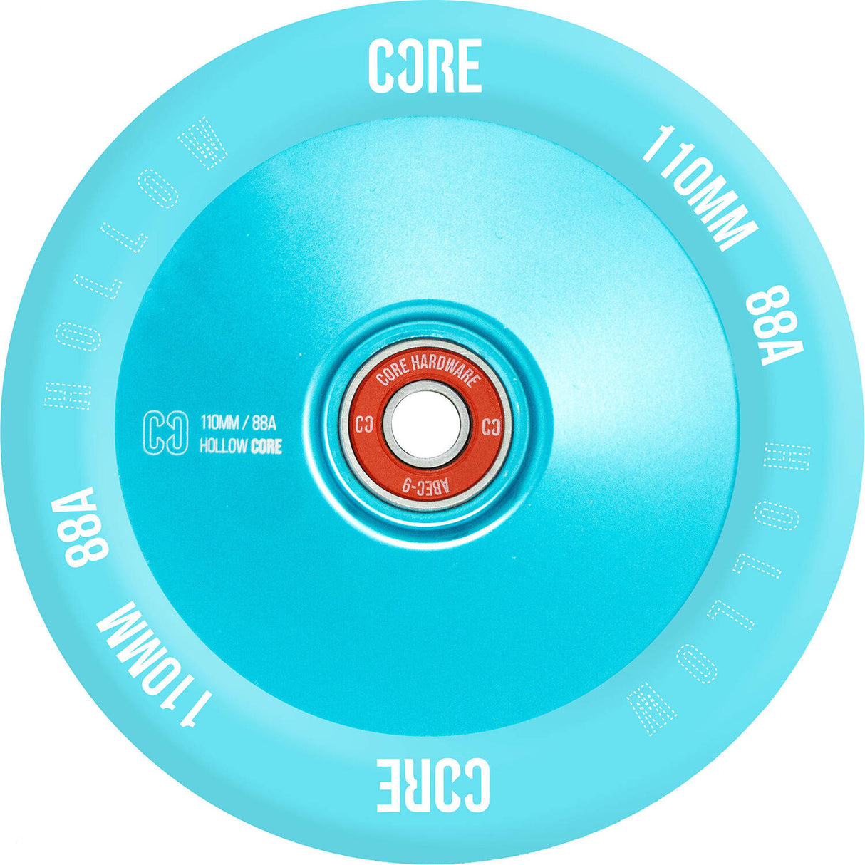 CORE Hollow Scooter Wheel - Mint/Blue 110mm