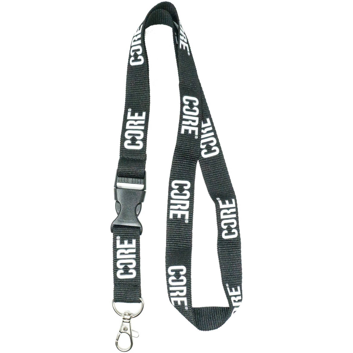 CORE Lanyard Keychain - Black/White