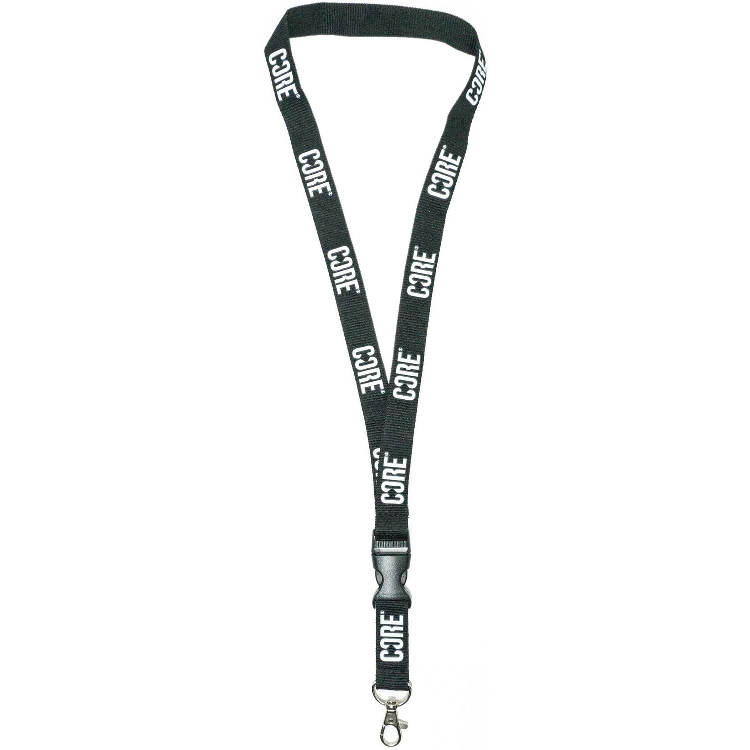 CORE Lanyard Keychain - Black/White