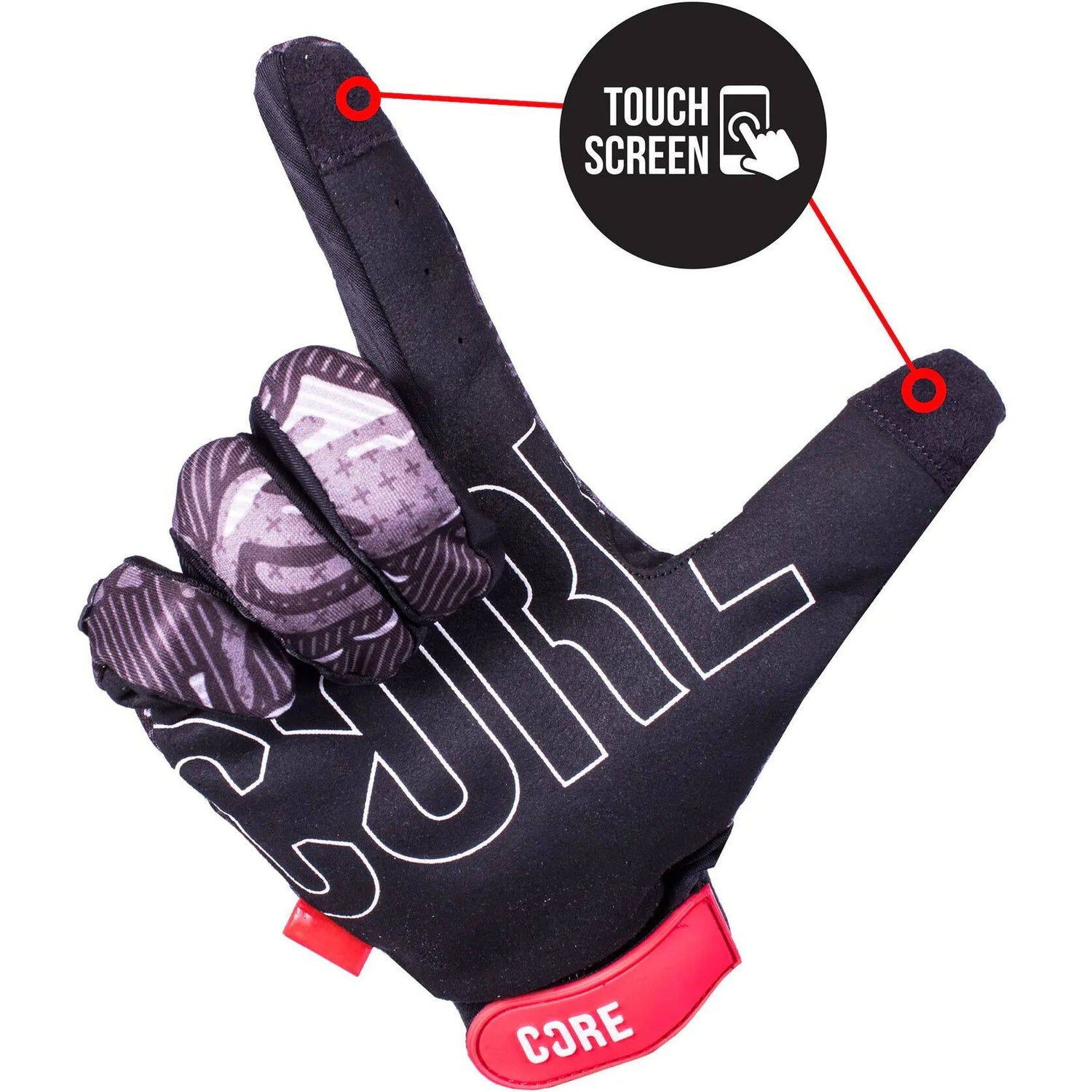 CORE SR Protective Gloves - Black/Camo