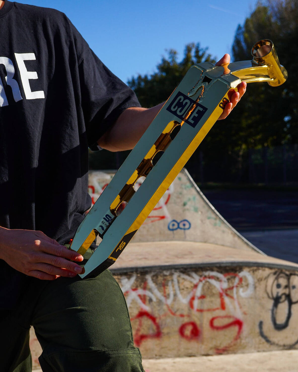CORE SL1 (Super Light) Scooter Deck - Gold 20'' x 5''